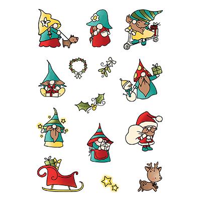 LDRS Creative Clear Stamps - Holiday Gnomes